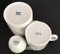 Vintage, Thomas Allemagne, Médaillon Platine, Service à café / petit déjeuner de 35 pièces pour 4 personnes