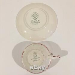 Vintage Villeroy & Boch Burgenland Saar Bordeaux Blanc Tea Set Café Pour 4