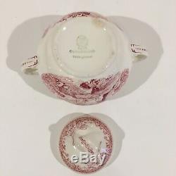 Vintage Villeroy & Boch Burgenland Saar Bordeaux Blanc Tea Set Café Pour 4