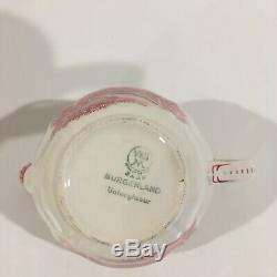 Vintage Villeroy & Boch Burgenland Saar Bordeaux Blanc Tea Set Café Pour 4