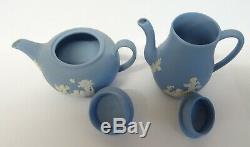 Vintage Wedgwood Miniature Jasper Ware Thé / Café Set For One