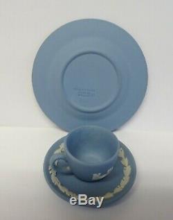 Vintage Wedgwood Miniature Jasper Ware Thé / Café Set For One