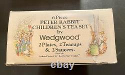 Vintage Wedgwood Miniature Peter Rabbit 13 Pc Tea & Coffee Set Livraison Gratuite