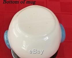 Vtg Frosty Snowman Chocolat Chaud Tasse À Café Tasse Set Punch Bol Théière Pichet