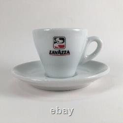 Vtg Lavazza Espresso Coffee Set De 6 Tasses/soucoupes Collection Ipa Made In Italy