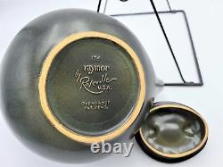 Vtg Raymor Par Roseville Swinging Coffee Pot 8 Cup/saucer Sets 1952-54 Ben Seibel
