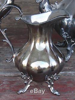 Vtg Set Reed & Barton Winthrop 1795 Silverplate Ensemble Café-thé-sucre-crème