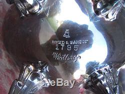 Vtg Set Reed & Barton Winthrop 1795 Silverplate Ensemble Café-thé-sucre-crème