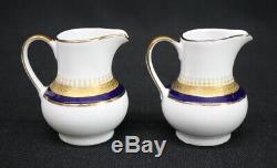 Vtg. Winterling Echt Cobalt Kobalt Scharffeur Coffee Pot Crémiers Sucriers