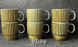 WADE IRISH Ensemble de Café et/ou de Thé en Porcelaine Vintage 14 Pièces. Couleur Éblouissante